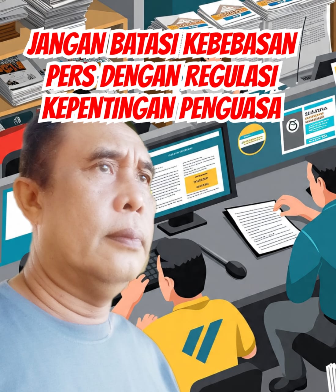 Ketua PWI Batam Dikeroyok Wartawan, Jurnalis Senior Junaidi Farhan: Jangan Campuradukkan Sertifikasi dengan Kebebasan