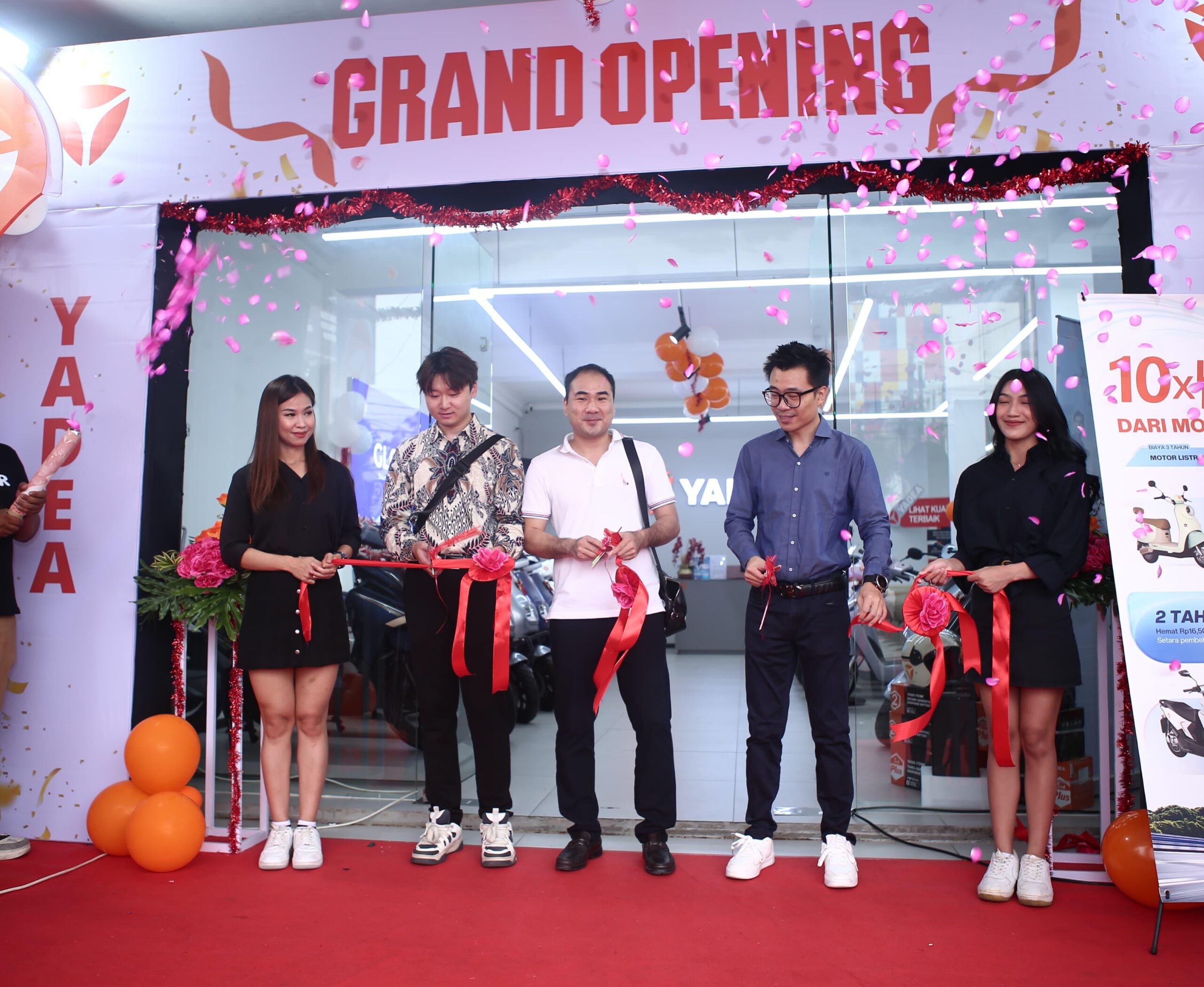 Grand Opening Dealer Yadea 045 Malang Buka Potongan Harga Motor Listrik 7 Juta.