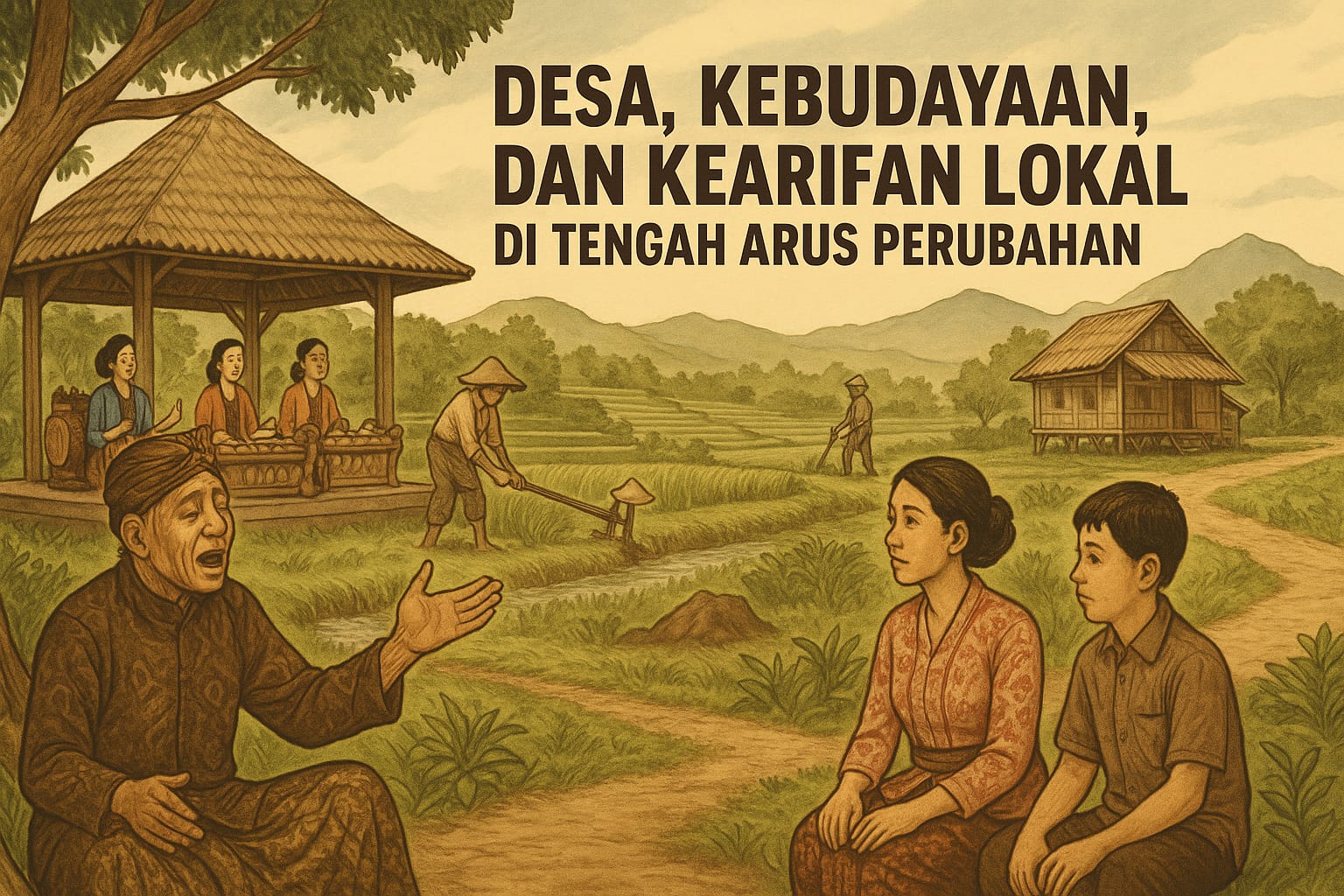 Desa, Kebudayaan, dan Kearifan Lokal di Tengah Arus Perubahan